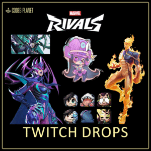 ALL POSSIBLE TWITCH DROPS(50)☑️11 COSTUMES + 29 PLATES / SPRAYS + 10 EMOTES☑️AUTODELIVERY